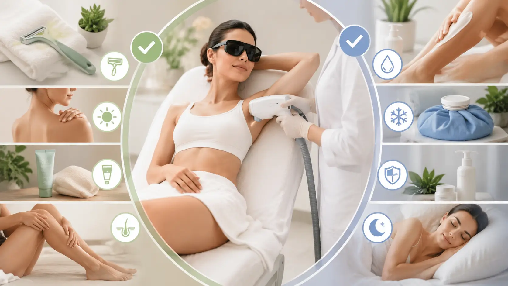 راهنمای جامع مراقبت‌های پیش و پس از اپیلاسیون با لیزر برای ماندگاری بیشتر